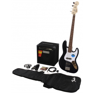 Fender Squier Affinity Jazz Bass black zestaw Verstrker