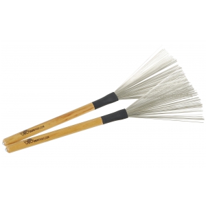 Los Cabos Red HickoryWire Brush Schlagzeugbesen