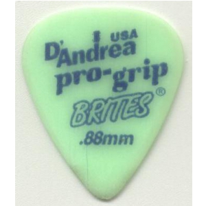 D′Andrea 351 Pro Grip Brites 0.88 mm Plektrum