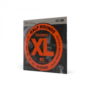 D #8242;Addario EHR-360 Half Rounds Saiten für E-Gitarre