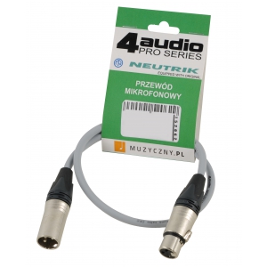 4Audio MIC PRO 0,5m Grey Kabel