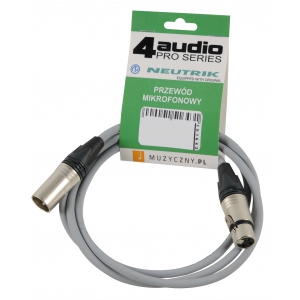 4Audio MIC PRO 1,5m Grey Kabel