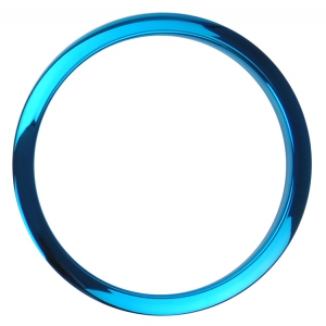 Drum O #8242;s HCB6 Chrome Blue 6 #8243; Lochverstärkungsring für Bassdrum-Resonanzfelle