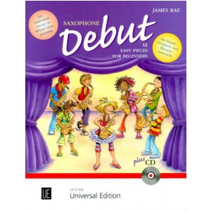 PWM Rae James - Saxophone Debut. 12 ³atwych utworów dla pocz±tkuj±cych saksofonistów (+ CD)
