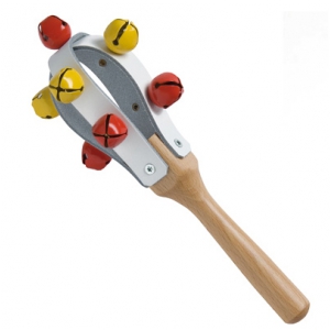 Rohema Percussion 61684 Bell Maracas, Schlaginstrument