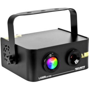 Prolights LASERcomby 9W - laser zielony i czerwony + Effekt