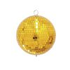 Eurolite Disco-Spiegelkugel, Gold, 20 cm
