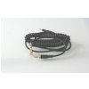 Audio Technica abnehembares 3,0 m Spiralkabel fr ATH-M50x und ATH-M40x, schwarz