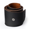 Dunlop BMF Leather Strap - Black & Natural, 3.5