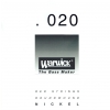 Warwick 46020 RED.020, Nickel-Plated Steel, Bassgitarren-Saite