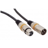 RockCable Mikrofon-Kabel - XLR (male) / XLR (female), color coded - 0.5 m / 1.6 ft.