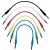 RockCable Patch-Kabel - straight TS (6.3 mm / 1/4), multi-color, 6 pcs. - 30 cm / 11 13/16