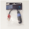 RockCable Lautsprecher-Kabel - SpeakON (2-pin) to Banana Plug (4 mm) - 20 cm / 7 7/8