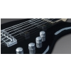RockBass Corvette Basic 5-str. Solid Black High Polish, Fretless - Medium Scale Bassgitarre