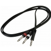 RockCable 20922 D4 Patch-Kabel 1 x TRS / 2 x TS