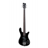 RockBass Streamer LX 4-String, Solid Black High Polish, Fretless Bassgitarre