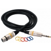 RockCable Mikrofon-Kabel   - XLR (female) / TRS Plug (6.3 mm / 1/4), color coded - 6 m / 19.7 ft.