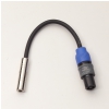 RockCable Lautsprecher-Kabel - SpeakON (2-pin) to TS Plug (6.3 mm / 1/4) - 20 cm / 7 7/8