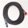 RockCable Lautsprecher-Kabel - SpeakON (2-pin) to Banana Plug (4 mm) - 15 m / 49.2 ft