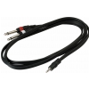 RockCable 20913 D4 Patch-Kabel 2 x TS / 1 x miniTRS