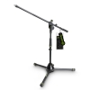 Gravity MS 4221 B Short Microphone Stand with Folding Tripod Base and 2-Point Adjustment Boom 