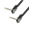 Adam Hall Cables 4 STAR IRR 0600 FL Instrumentenkabel mit extra flachen 6,35 mm Mono-Winkelsteckern 6 m 