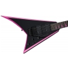 Jackson X Series Rhoads Rrx24, Rosewood Fingerboard, Black With Neon Pink Bevels