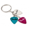 Fender Picks Keychain Pink, Turq, Pearl