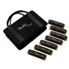 Fender Blues DeVille Harmonica, Pack of 7, with Case