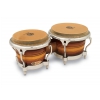 Latin Percussion Bongo Generation II Wood Dark Wood, Chrome HW