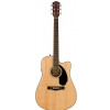 Fender CD-60SCE Dreadnought Natural WN electric acoustic guitar