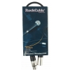 RockCable Mikrofon-Kabel  - XLR (male) / XLR (female) - 1 m / 3.3 ft.