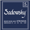 Sadowsky Blue Label Bass Strings Nickel Bassgitarren-Saiten 45-130