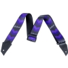 Jackson Strap With Double V Pattern, Black/Purple