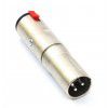 Neutrik NA3MJ 3-poliger XLR Kabelstecker - verriegelbare Stereo 6.35 mm Klinkenbuchse (Tip, Ring, Sleeve Kontakt)