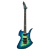 BC Rich Mockingbird Extreme Exotic Floyd Rose Quilted Maple Top Cyan Blue E-Gitarre