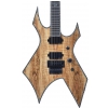 BC Rich Warlock Extreme Exotic Floyd Rose Spalted Maple Top Natural Transparent E-Gitarre