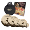 Amedia Raw Rock Gospel Cymbal Set HH14, Cr16, R20, SP8 Schlagzeug-Becken-Set