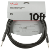 Fender Professional Series Instrument Cable, Straight/Straight, 10′, Black Gitarrenkabel