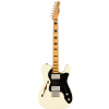 Fender Squier Classic Vibe 70s Telecaster Thinline Maple Fingerboard Olympic White E-Gitarre