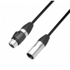Adam Hall Cables 4 STAR DHM 0020 IP65 Adapterkabel DMX 5-Pol IP65 XLR Female auf 3-Pol IP65 XLR Male | 0.2 m 