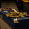 Adam Hall Cables K5 IRP 0300 VINTAGE Instrumentenkabel Vintage Neutrik Winkelklinke TS x Klinke TS | 3 m 