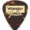 Fender X Wrangler 351 Medium Tortoiseshell Gitarrenplektren, 8 Stücke