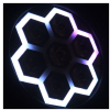 LIGHT4ME FRAME PAR 7x12 LED RGBW - reflektor LED z efektem plastrw miodu