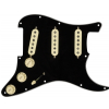 Fender Pre-Wired Strat Pickguard, Custom Shop Texas Special, Black 