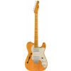 Fender American Vintage II 1972 Telecaster Thinline, Maple Fingerboard, Aged Natural E-Gitarre