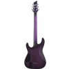 Schecter C-1 Platinum Satin Purple Burst electric guitar