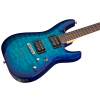 Schecter C-6 Plus Ocean Blue Burst  electric guitar