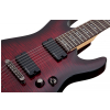 Schecter Demon 7 Crimson Red Burst electric guitar