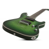 Schecter C-1 Platinum Satin Green Burst electric guitar